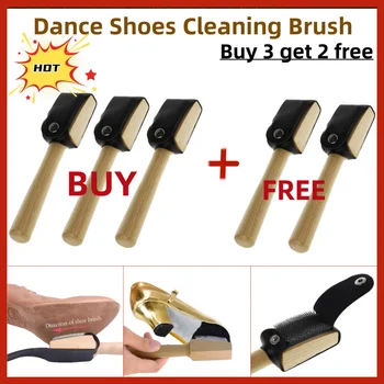 1-5 шт. щетка для обуви, деревянные чистящие средства для замшевой подошвы, щетка для чистки танцевальной обуви, инструменты для бытовой чистки обуви