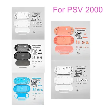 1 комплект для psvita для ps vita psv 2000 пластиковый корпус, передняя и задняя крышки с кнопкой
