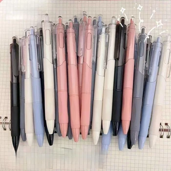 10 шт./компл. Шариковая ручка Morandi Color Simple Creative 0,5 мм черная ручка-роллер быстросохнущая гладкая для студентов. Ручка для подписи на экзамене