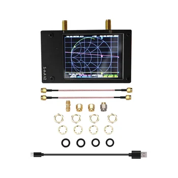 2,8-дюймовый Векторный сетевой анализатор S-A-A V2 Spectrum Analyzer Поддерживает Антенный сетевой анализатор частотой 50 кГц-3 ГГц