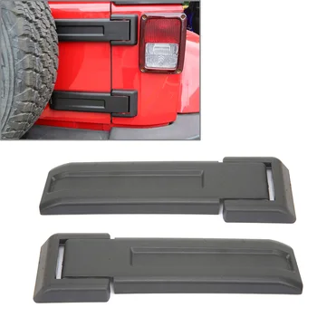 2 ШТ. Черная крышка петли верхней задней двери багажника для Jeep Wrangler JK 2007-2018 Внешние аксессуары