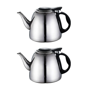2X Индукционная плита объемом 1,2 л Чайник для чая Креативные кухонные инструменты Чайник для воды из нержавеющей стали Чайник для кофе с плоским дном