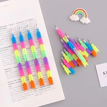 8шт забавных карандашей для детей Корейские канцелярские принадлежности Собранный карандаш для студентов затачивать не нужно