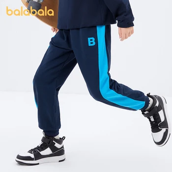 Balabala для малышей 2023 года, брюки Унисекс для мальчиков и девочек, спортивные брюки, Весна-осень, новые модные брюки