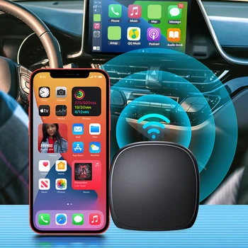 CarPlay Android Mini Box Беспроводной Android Auto CarPlay AI Box 3 + 32 ГБ Интеллектуальный Модуль Встроенный GPS Android 11.0 4-Ядерный процессор