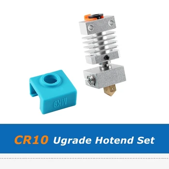 CR10 Цельнометаллический Комплект Экструдера Hotend 0,4 мм MK8 Набор Сопловых Печатающих Головок Для Creality Ender-3 CR-10S Micro Swiss 3D Запчасти Для принтера