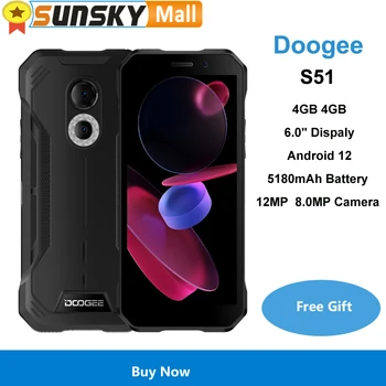 DOOGEE S51 4 ГБ 64 ГБ Боковой идентификатор отпечатка пальца 6,0 