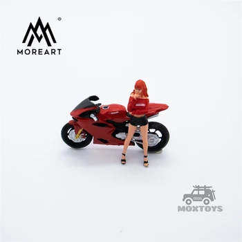 MoreArt 1: 64 Набор кукол-мотоциклисток с оранжевыми волосами