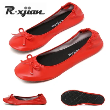 Rxjian-складная и портативная женская обувь на плоской подошве, обувь на плоской подошве для путешествий, йоги, фитнеса, активного отдыха, пляжа, ходьбы вброд, повседневных видов спорта