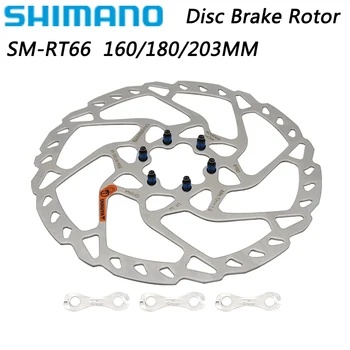 SHIMANO DEORE SM-RT66 160 мм 180 мм 203 мм Велосипед MTB Велосипед 6-болтовый Дисковый тормозной ротор для горного велосипеда Оригинальные запчасти