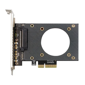 U.2 SFF-8639 К PCI-E X4 Карта Расширения 4000 Мбит/с Riser Card Сильное Тепловыделение Карта Адаптера Расширения Поддержка SSD GEN4