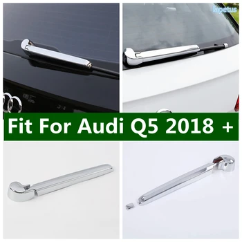 Декоративное покрытие рычага стеклоочистителя заднего стекла, Защитная рамка, Накладка для Audi Q5 2018 - 2022, Хромированные внешние аксессуары