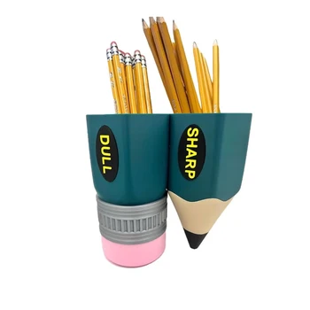 Держатель для карандашей с острым затуплением, креативный мультяшный держатель для ручек, Органайзер для хранения на рабочем столе, контейнер для офиса, организация школьного стола