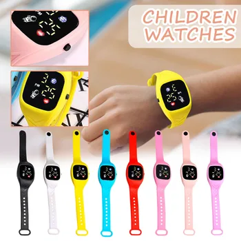 Детские часы, подходящие для студентов, электронные наручные часы с уличным экраном, показывающие время, месяц, часы для женщин, бесплатная доставка