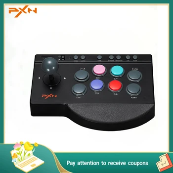 Джойстик Pxn для ПК PS4, контроллер для PS3 / Xbox One / Switch, аркадный файтинг, боевая палка PXN 0082 USB Street Fighter
