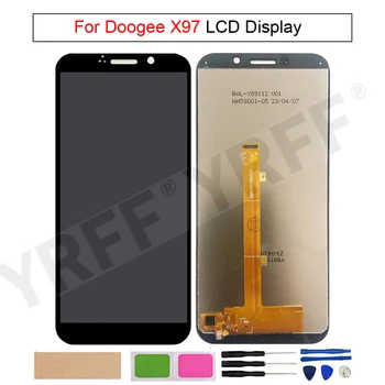 Для Doogee X97 Pro ЖК-дисплей с сенсорным экраном, дигитайзер в сборе для Doogee x97 Замена телефона с ЖК-экраном 100% Протестировано