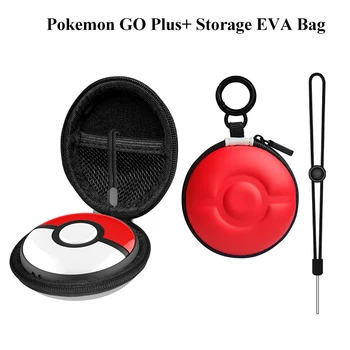 Для Pokemon GO Plus EVA Сумка Для Хранения На молнии Полный Защитный Чехол Для Pokemon GO Plus Hard Bag GP-356 С Веревкой От падения
