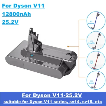 Замена аккумулятора для пылесоса 25,2 В, 6800 мАч ~ 1280 мАч, подходит для Dyson серии V11 V11 fluffy V11 animal V11 альтернатива