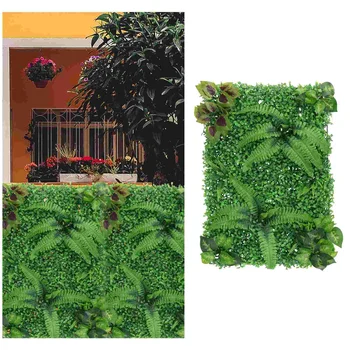 Искусственная трава, зеленый фон для наружной стены, имитация искусственного дерна, имитация пластика