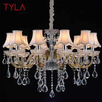 Люстра в европейском стиле TYLA, Светодиодное подвесное освещение, роскошные декоративные светильники для домашнего зала