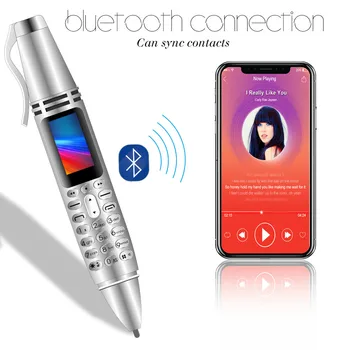 Мини Портативный Карманный Фонарик ручка миниатюрный Bluetooth номеронабиратель Мобильный телефон С двумя SIM-картами Ручка для записи мобильного телефона