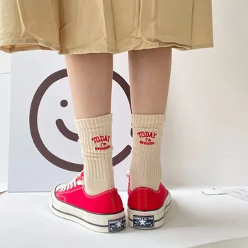 Модные хлопчатобумажные носки для девочек с низкой трубкой, красивые высококачественные носки