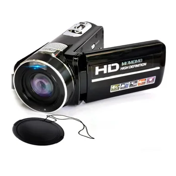 Новая цифровая камера с 3,0-дюймовым вращающимся экраном, портативная HD-видеокамера с литий-ионным аккумулятором, Подарочный видеорегистратор DV