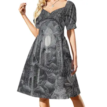 Новое платье без рукавов Full Tree Moon, женская одежда, летние повседневные платья 2023, платья для церемоний