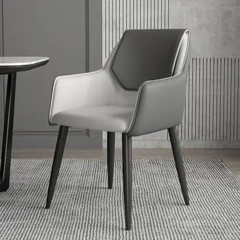 Обеденный стул с Индивидуальным дизайном Подлокотников, Гостиная Кухня, Современные Стулья Для Гостиной, Расслабляющая Эргономичная Библиотечная Мебель Sandalye YX50D