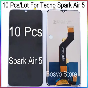 оптовая продажа 10 шт./лот для ЖК-дисплея Tecno Spark 5 Air с сенсорным экраном в сборе KD6 KD6A
