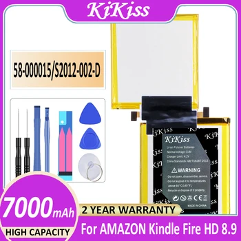 Оригинальный аккумулятор KiKiss 7000 мАч для AMAZON 3HT7G Kindle Fire HD 8.9 KINDLEFIREHD89 KINDLEFIREHD894G 58-000015 S2012-002-D
