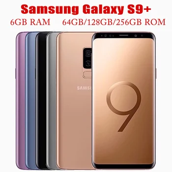 Оригинальный Разблокированный Samsung Galaxy S9 + S9 Plus Duos G965FD С двумя Sim-картами 6 ГБ оперативной ПАМЯТИ 128 ГБ Пзу Глобальная Версия Восьмиядерного 6,2 