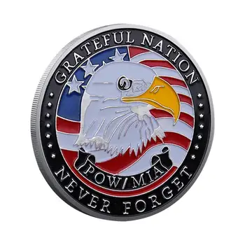 Памятная монета с головой орла, медальон, значок, коллекция поделок American Eagle Challenge, коллекция поделок из монет, медальон для