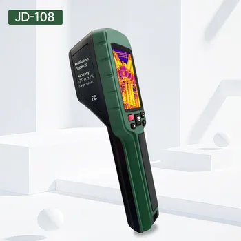 Портативная камера для измерения температуры JD-108 160*120 Инфракрасный тепловизор, портативный детектор нагрева с цветным цифровым дисплеем