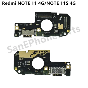 С поддержкой IC быстрая зарядка для xiaomi Redmi Note 11 4G Note 11s USB док-станция зарядное устройство Порт зарядки Плата Гибкий кабель