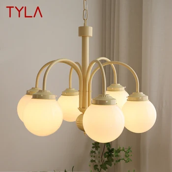 Скандинавские люстры TYLA, светодиодные простые подвесные светильники в стиле ретро, Креативный Стеклянный подвесной светильник для дома, гостиной, столовой, спальни
