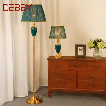 Современный керамический торшер DEBBY со светодиодной подсветкой Creative Nordic Simple для дома, гостиной, спальни, кабинета