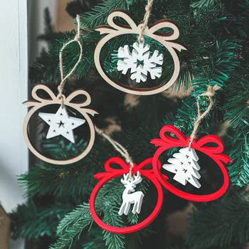 Старинные полые рождественские подвески в виде снежинок из Лося, украшения для рождественской елки, украшения для рождественской вечеринки, подвесные подарки