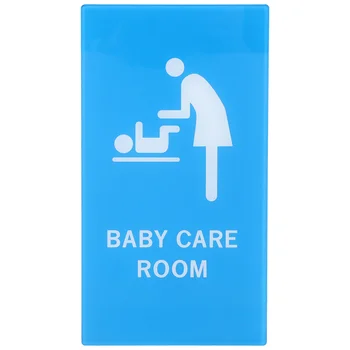 Табличка для смены подгузника, Детские Таблички для туалета, Ориентирующие новорожденного на бизнес, Идентификация матери и младенца, Акрил