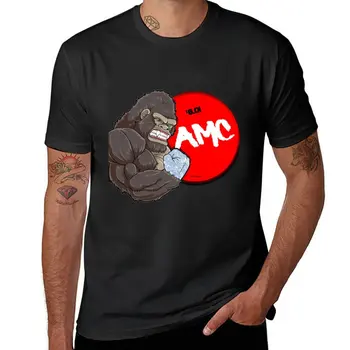 Футболка AMC Diamond Handed Ape 8.01, футболки для любителей спорта, футболки с графическими принтами, футболки, быстросохнущая футболка, мужская одежда