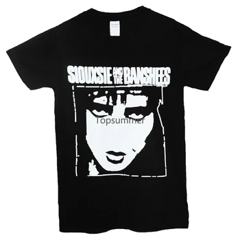 Футболка Siouxsie And The Banshees Bauhaus Cure, панк-рок, готическая футболка, размеры S, M, L, Xl, Xxl