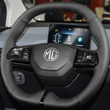 Чехол на руль автомобиля с оплеткой из микрофибры по индивидуальному заказу для MG MULAN 2022-2023, автомобильные аксессуары для накладки на руль