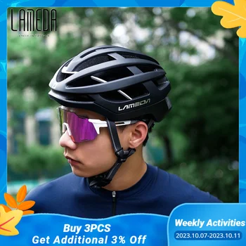 Шлем LAMEDA для велоспорта, шоссейного, горного велосипеда, защитный шлем с килем, удобная посадка, профессиональные шлемы для мотоциклов