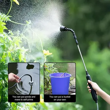 Электрический опрыскиватель, Лейка С распылителем, Автоматический Садовый инструмент для полива растений Mister USB, Перезаряжаемый Инструмент для полива газона во внутреннем дворике.