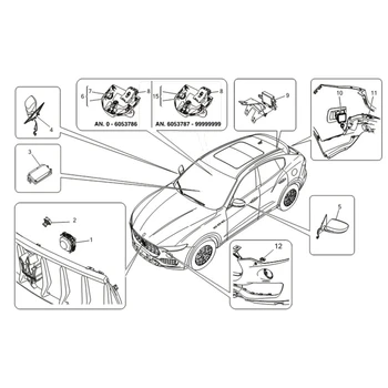 1 шт. Камера помощи при парковке 4WD Автомобильные Аксессуары для Maserati Levante 2017-2020