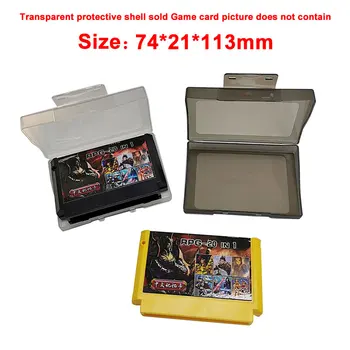 10 шт. прозрачных пластиковых футляров для карточек с картриджами для игровых автоматов FC