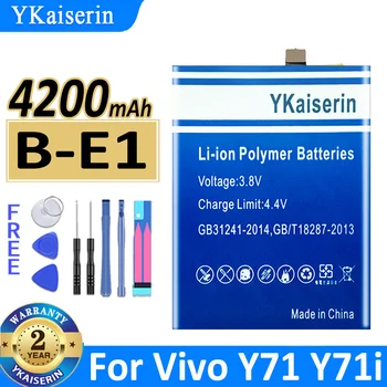 4200 мАч YKaiserin Аккумулятор B-E1 BE1 Для Аккумуляторов мобильных Телефонов Vivo Y71 Y71i Y73 1801i 1724