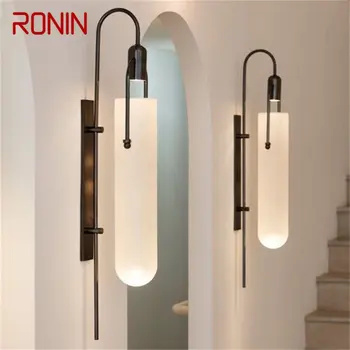 Настенный светильник RONIN Postmodern, встроенные светодиодные светильники креативного дизайна, прикроватная лампа для гостиной.