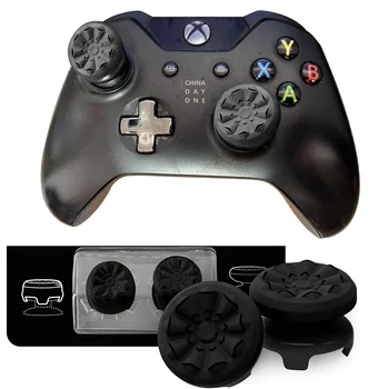 Улучшайте свои игровые навыки с помощью джойстиков ZOMTOP Black Performance Sticks для контроллера Xbox One – 1 высокая посадка, 1 средняя посадка